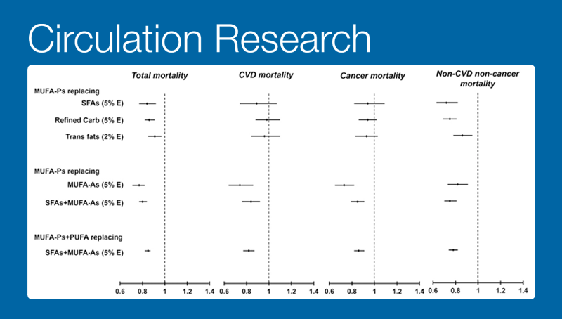 宗耕研究組合作研究揭示植物及動(dòng)物來源單不飽和脂肪酸與總死亡率和特定病因死亡率之間的關(guān)系